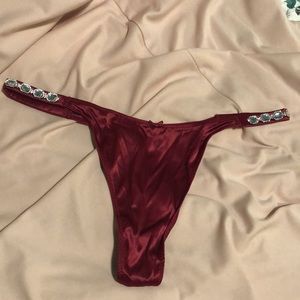 Bedazzled thong